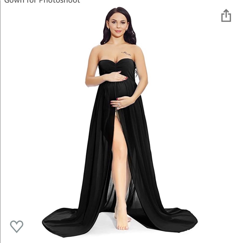 Maternity photo shoot dress